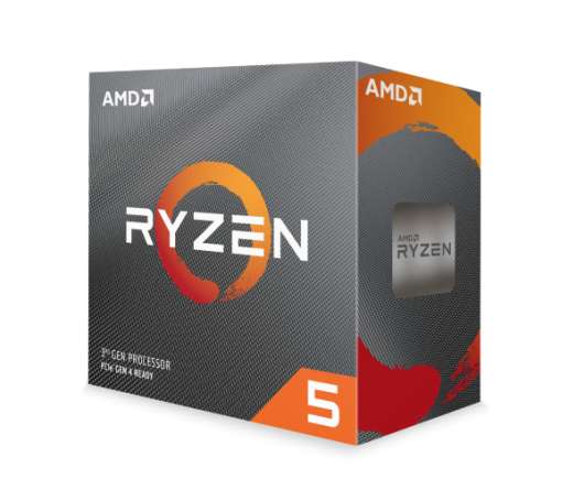 AMD Ryzen 5 3600 / 6 cores / 12 threads / 3.6GHz (4.2 GHz Turbo)