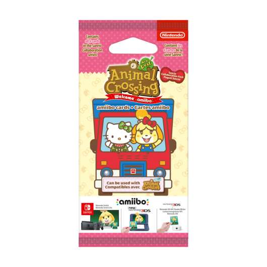 Amiibo Card: Animal Crossing Welcome Amiibo! Sanrio Collaboration Kortpaket