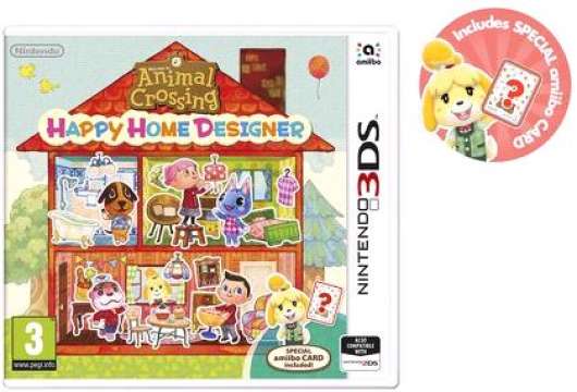 Animal Crossing Happy Home Designer + Special Amiibo Card