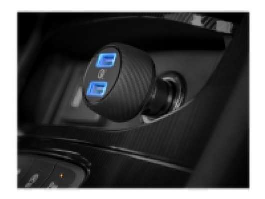 Anker PowerDrive Speed 2 - Strömadapter för bil - 39 Watt - 3 A - QC 3.0 - 2 utdatakontakter (USB) - svart