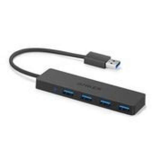 Anker - Ultra Slim 4-Port USB 3.0 Data Hub