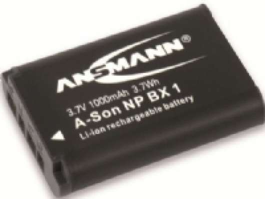 ANSMANN - Batteri - Li-Ion - 600 mAh - för Sony ZV-1  Cyber-shot DSC-HX95, HX99, RX100, WX700  Handycam HDR-CX470  VLOGCAM ZV-1G