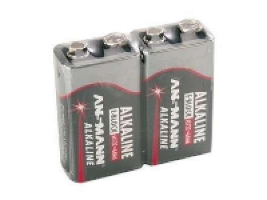 ANSMANN E-BLOCK - Batteri 2 x 6LF22 - alkaliskt