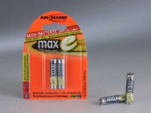 ANSMANN maxE - Batteri 2 x AAA-typ - NiMH - (uppladdningsbara) - 800 mAh