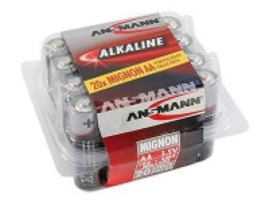 ANSMANN Mignon - Batteri 20 x AA-typ - alkaliskt