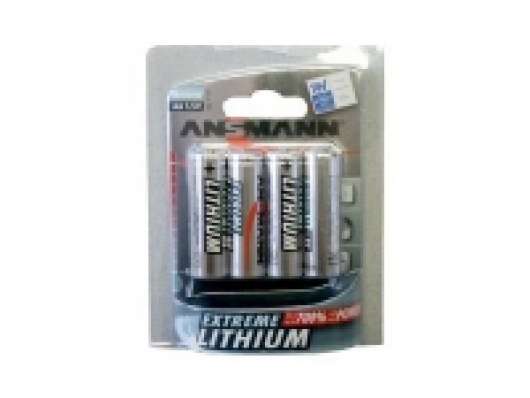 ANSMANN Mignon Extreme Lithium - Batteri 4 x AA-typ - Li