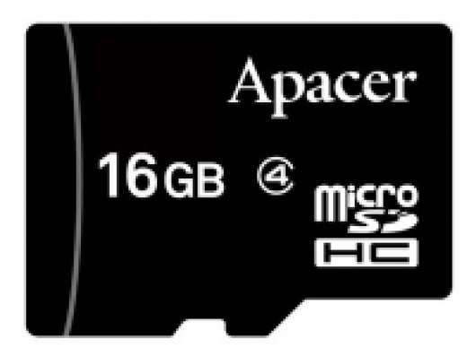 Apacer - Flash-minneskort - 16 GB - Class 4 - microSDHC