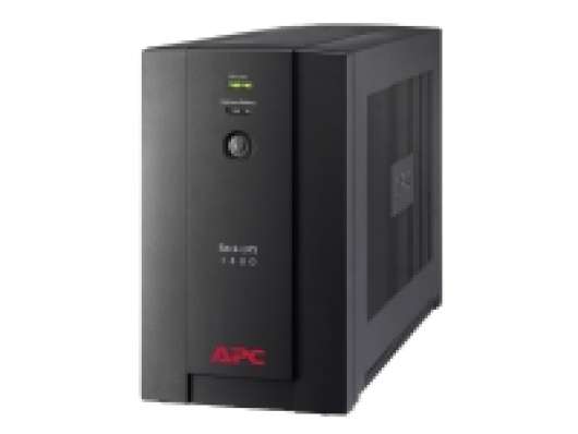 APC Back-UPS 1400VA - UPS - AC 230 V - 700 Watt - 1400 VA - USB - utgångskontakter: 4 - svart
