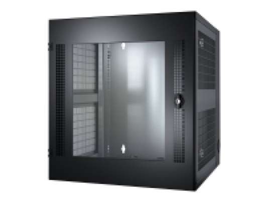 APC NetShelter WX - Rack - väggmontering - svart - 13U - 19 - för P/N: SUA1000RM2U, SUA1000RM2U-TU, SUA1000RMI2U