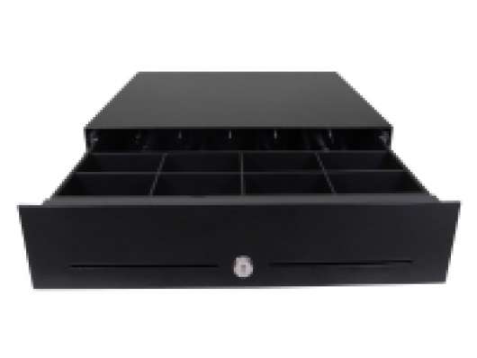 APG Cash Drawer E3000, Electronic cash drawer, Svart, 410 mm, 12 - 24, 446 mm, 109 mm