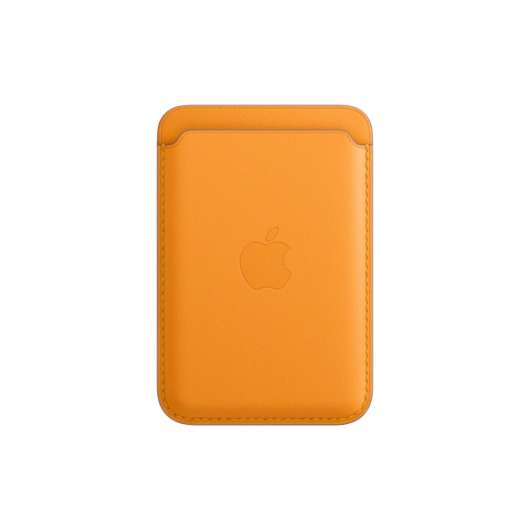 Apple iPhone-plånbok i läder med MagSafe – California Poppy