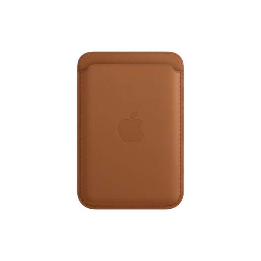 Apple iPhone-plånbok i läder med MagSafe – Sadelbrun