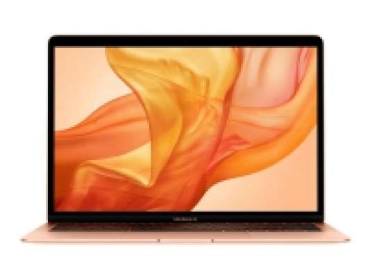 Apple MacBook Air with Retina display - (2020) - Color: Gold - Core i3 1.1 GHz - macOS Catalina 10.15 - 8 GB RAM - 256 GB SSD - 13.3 IPS 2560 x 1600 (WQXGA) - Iris Plus Graphics - Wi-Fi, Bluetooth - guld - kbd: dansk