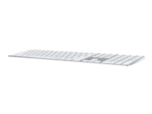 Apple Magic Keyboard with Numeric Keypad - Tangentbord - Bluetooth - svensk - silver - för 10.2-inch iPad  10.5-inch iPad Air  10.9-inch iPad Air  iPad mini 5  iPhone 11, 12, SE, XR