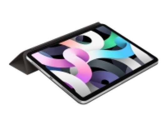 Apple Smart Folio - Vikbart fodral för surfplatta - polyuretan - svart - 10.9 - för 10.9-inch iPad Air (4:e generation)
