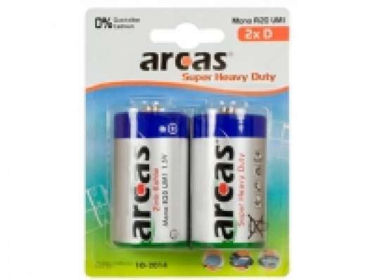 Arcas Battery Super Heavy Duty D/R20 2 pcs.