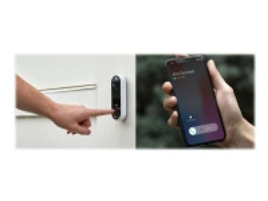 Arlo Video Doorbell - Video-intercomsystem - trådlös - Wi-Fi - 1 kameror
