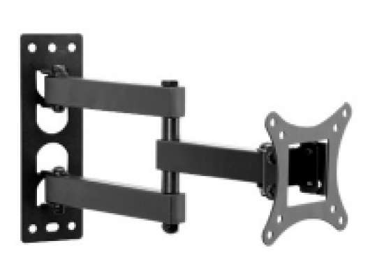 ART AR-57A - Konsol - för LCD-TV (justerbar arm) - metall - pulverlackerad svart - skärmstorlek: 17-42 - väggmonterbar