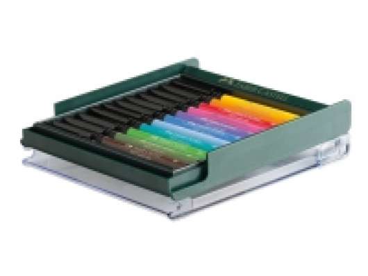 Artist pen faber-castell, pakke a 12 farver