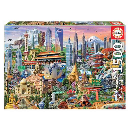 Asia Landmarks puzzle 1500pcs