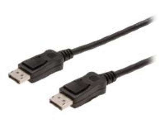 ASSMANN - DisplayPort-kabel - DisplayPort (hane) till DisplayPort (hane) - 5 m - svart