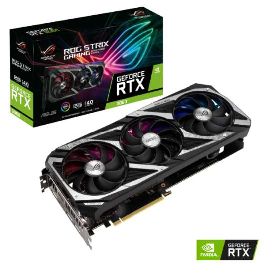ASUS ROG STRIX GeForce RTX 3060 OC V2 12GB (LHR)