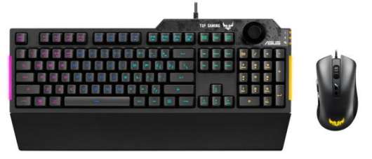 Asus TUF Gaming Combo K1 tangentbord M3 Mus - Svart