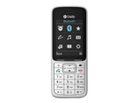Atos Unify SL6 - Trådlös förlängningshandenhet - med Bluetooth interface med nummerpresentation - DECT - silver