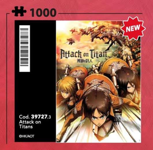 Attack On Titan - Eren, Mikasa And Armin - Puzzle 1000P