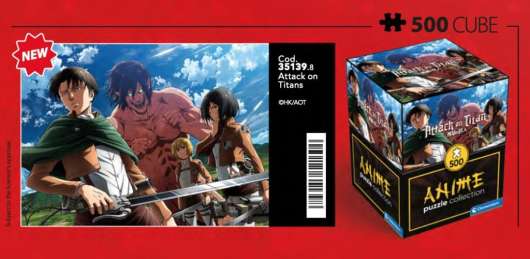 Attack On Titan - Levi, Mikasa, Armin And ... - Cube Puzzle 500P