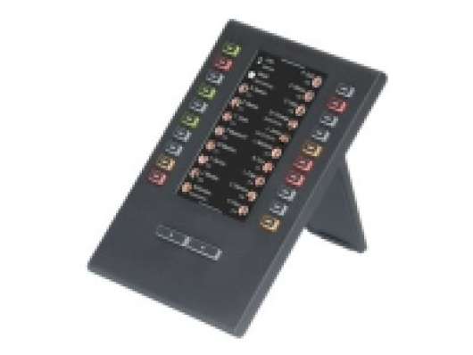 Auerswald COMfortel D-XT20i - Expansionsmodul för extra knappar för VoIP-telefon - svart - för COMfortel D-210, D-400, D-600