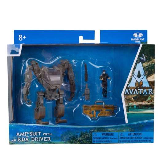 Avatar: The Way of Water Deluxe Medium Action Figures Amp Suit with RDA Driver
