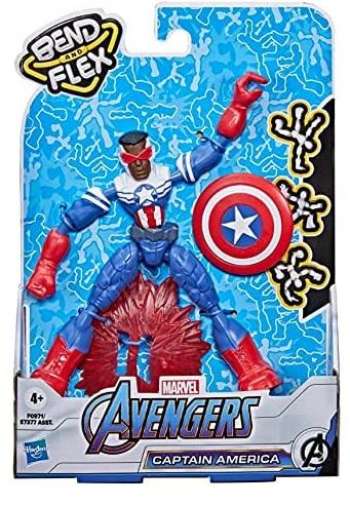 Avengers Bend & Flex Captain America Falcon