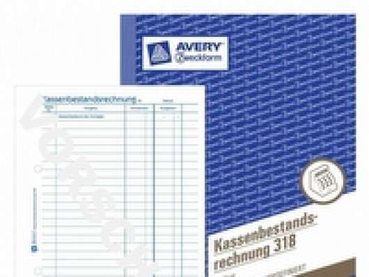 Avery 318, Blå, Vit, papper, 148 mm, 210 mm