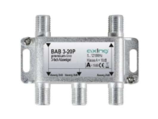 Axing BAB 3-20P Kabel-tv-afgrener 3-dobbelt 5 - 1218 MHz