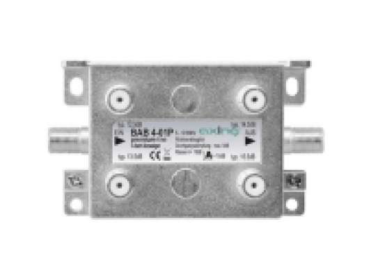 Axing BAB 4-01P Kabel-tv-afgrener 4-dobbelt 5 - 1218 MHz