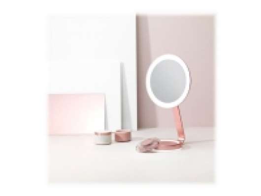 BaByliss makeup spejl  9450E Ultra slim Rose gold med aftageligt 10x forstørrende spejl