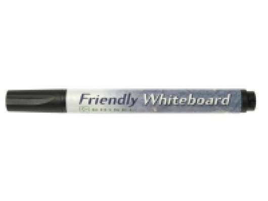 Ballograf Friendly - Markering - icke-permanent - för whiteboard - svart - alkoholbaserat bläck - medel