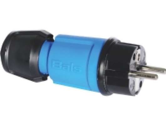 Bals Uni-Schuko Multi-Grip Portable Plug Blue 16A 230V IP44 (7370)