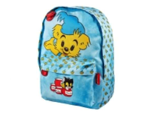 Bamse  Backpack, with square front pocket, 300D nylon. H 38 cm, W 28, D 13 cm, volume 13 liter
