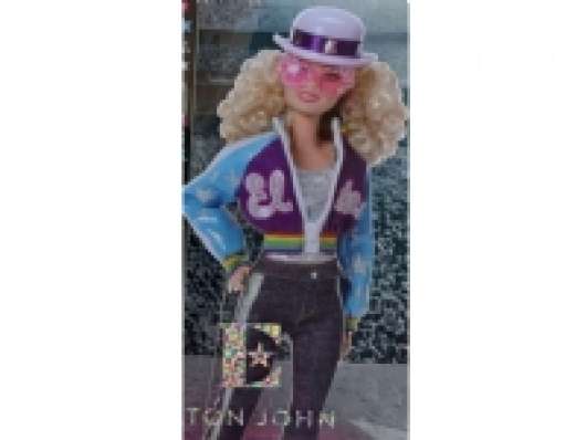 Barbie Collector Elton John, Multifärg, Modedocka, Hankoppling, 1 styck, Glasögon till docka, Dockmössa, Dockjacka, Doll leggings, Dockskor, Doll top