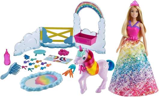 Barbie Rainbows & Unicorn Playset