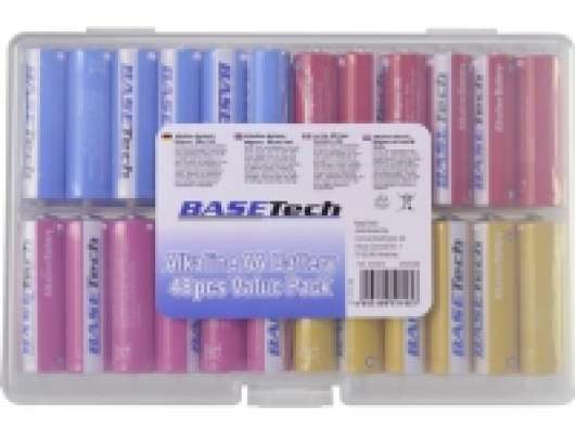 Basetech AA-batteri Alkali-mangan 2650 mAh 1.5 V 48 stk
