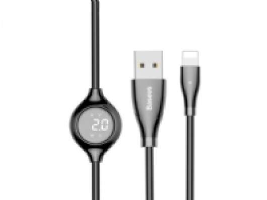Baseus Big Eye USB/Lightning cable with charging voltage display 2A 1.2M black (CALEYE-01) universal