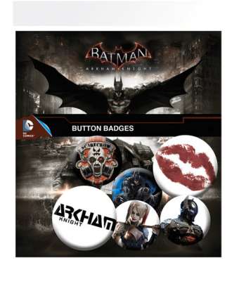 Batman Arkham Knight Pin Badge Pack
