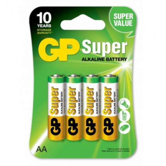 Batteri AA, 4-pack