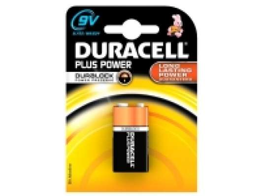 Batteri Duracell Plus Power 9V 1stk/pak