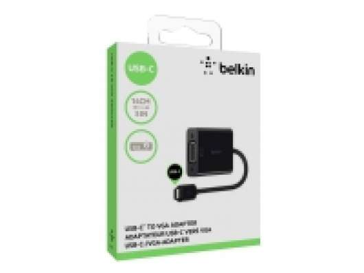 Belkin - Videokort - USB-C hane till HD-15 (VGA) hona - 15 cm