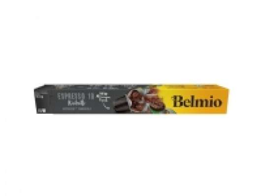 Belmoca Belmio Sleeve Espresso Ristretto Coffee Capsules for Nespresso coffee machines, 10 capsules, Coffee strength 10/12, 100 % Arabica, 52 g
