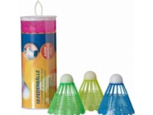 BEST Sporting A set of 10 colored badminton shuttlecocks BEST Sporting 41206